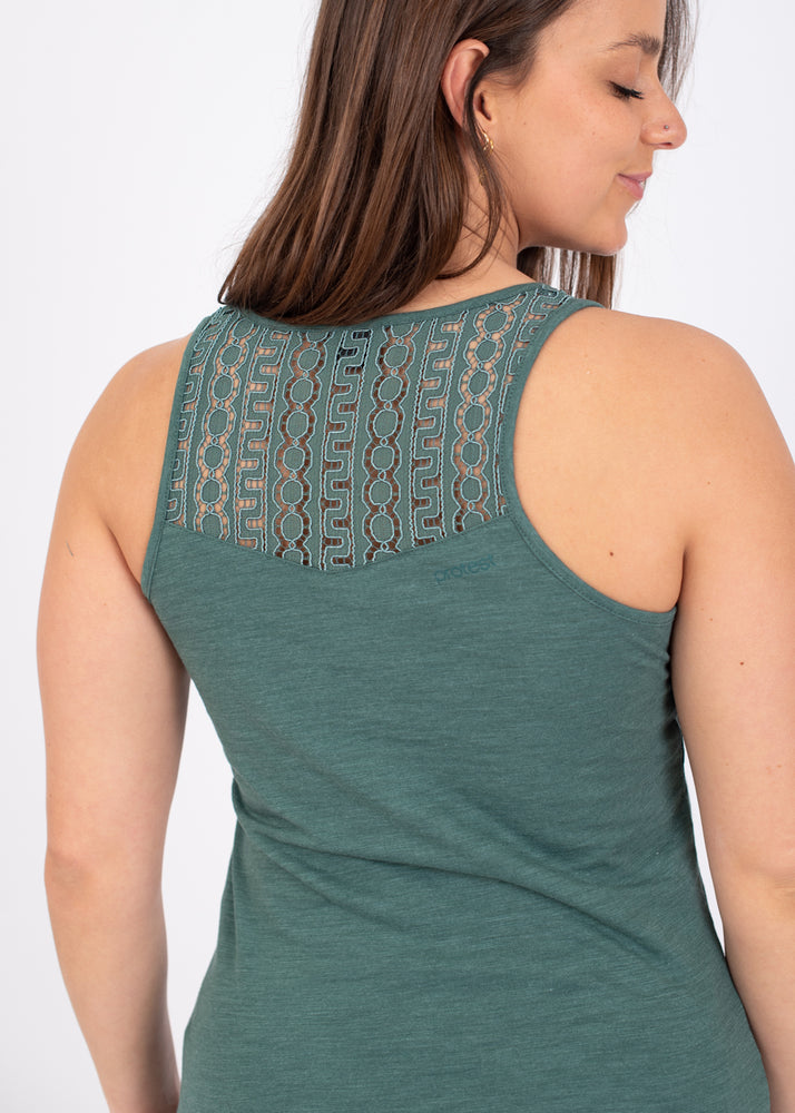 Prtbeccles Vest Top in Laurel Green by Protest