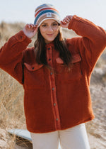 Lattea Sherpa Fleece Shacket by Protest