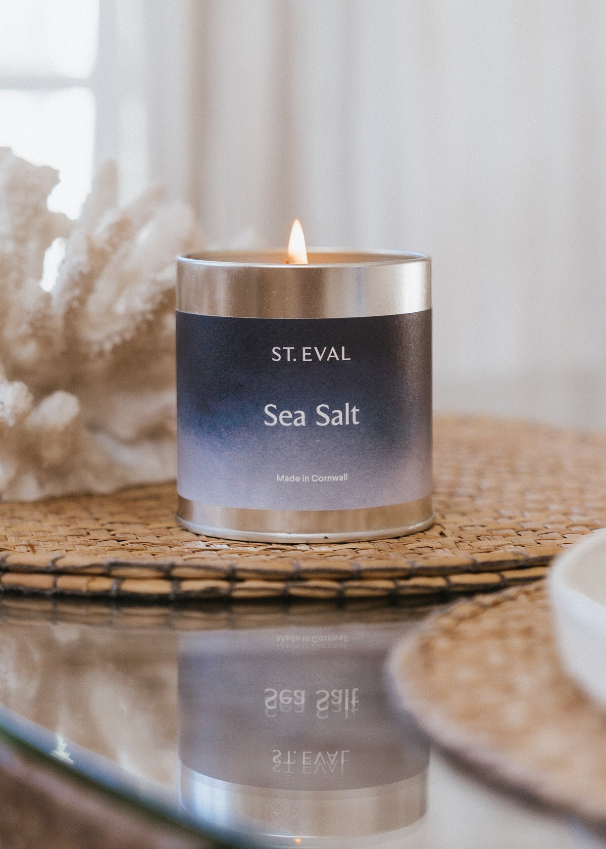 Sea Salt Coastal Scented Tinned Candle