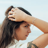 Whipsiderry Wave Silver Bracelet by Sadie Jewellery