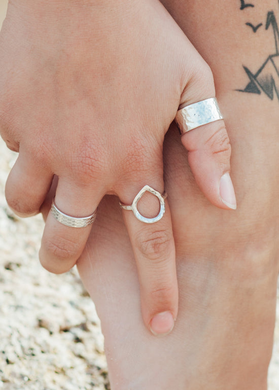 Splash Sterling Silver Ring