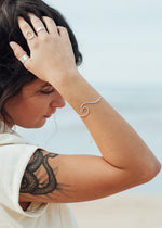 Sadie Jewellery Sterling Silver Whipsiderry Wave Bracelet