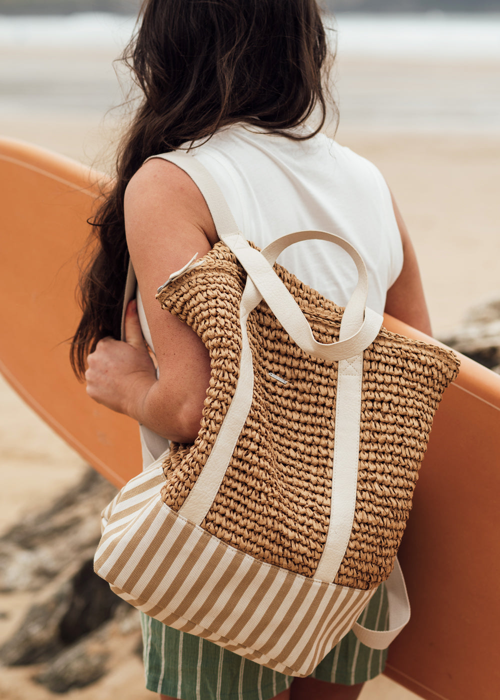 Beach Lover Woven Backpack by Roxy