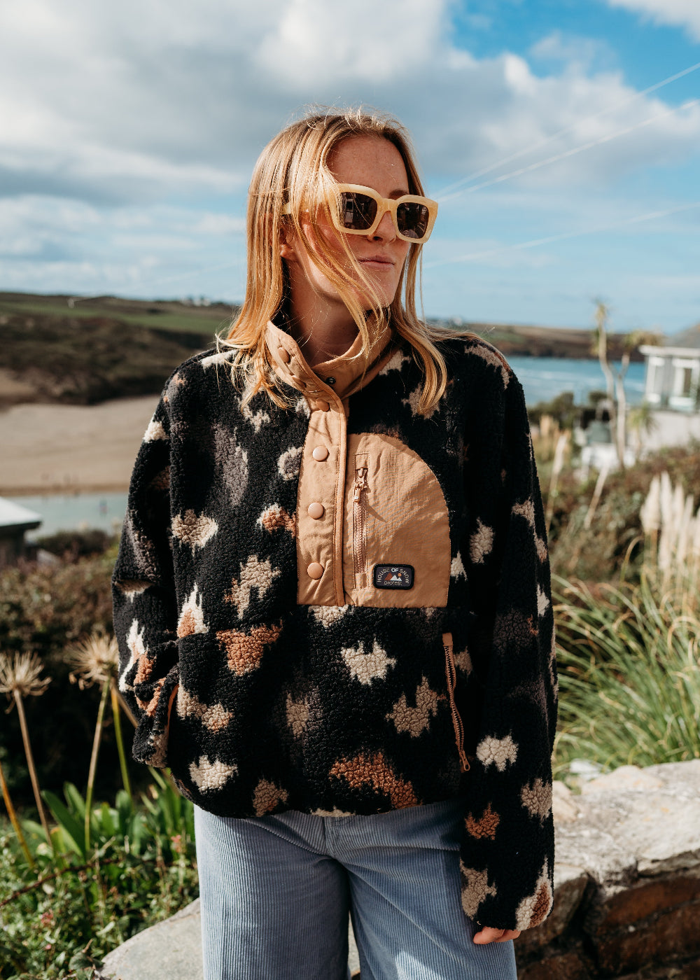 Xena Outdoor Quarter Button Fleece
