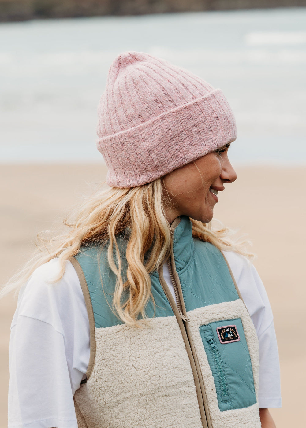 Reflex Beanie in Vintage Pink