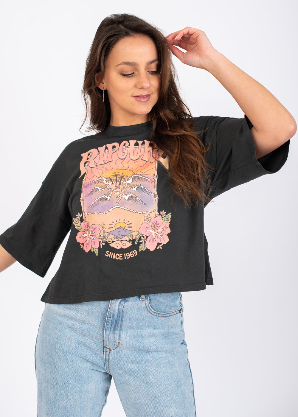 Beach by A Boutique The ocean shop | – Tee for Barrelled Rip Crop Curl Heritage lovers