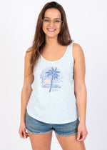 Bella Tank Top in Sky Blue by Rip Curl