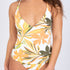 Beach Classics Tankini Bikini Top in White Tropics by Roxy