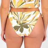 Beach Classics Tie-Side Bikini Bottoms in White Tropics by Roxy