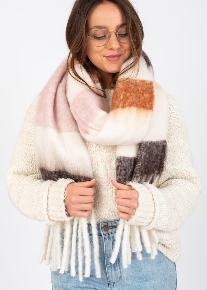 Sessions Oversized Knit Scarf by Rip Curl