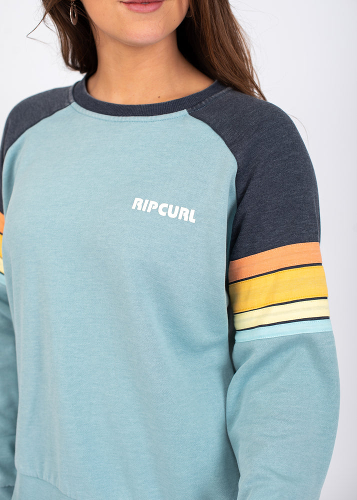 Surf Revival Raglan Sweatshirt in Navy by Rip Curl