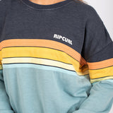 Surf Revival Crew Sweatshirt in Navy by Rip Curl