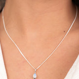 Moonstone Teardrop Necklace by Tropical Tribe