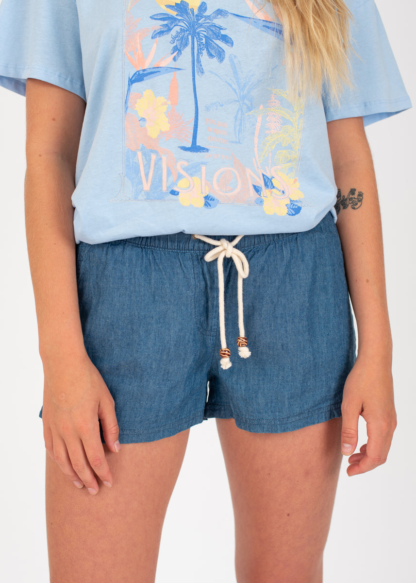 Protest Prtfountain Shorts in Sky Denim – The Beach Boutique | A Shop ...