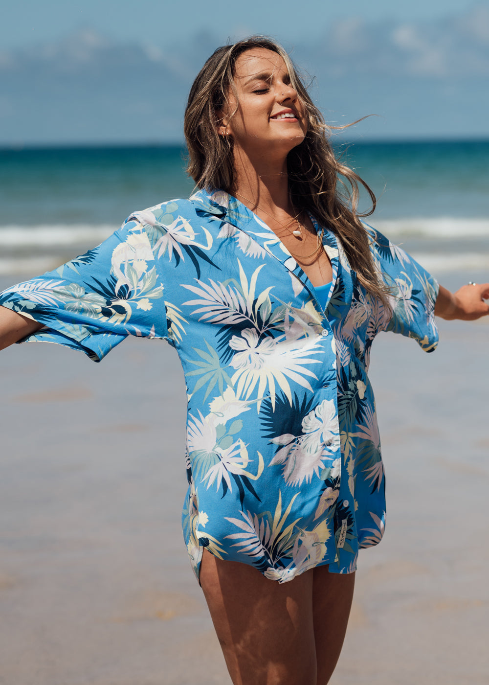 Desert Island Cover Up Shirt by Salty Crew