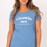 Vitamin Sea Organic Cotton Tee in Summer Blue