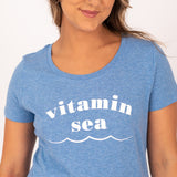 Vitamin Sea Organic Cotton Tee in Summer Blue