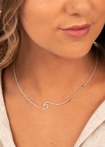 Sadie Jewellery Whipsiderry Wave Necklace - Sterling Silver