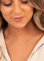 Whipsiderry Wave Sterling Silver Necklace by Sadie Jewellery