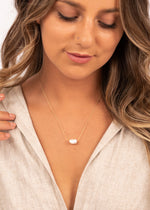 Pearl Cord Necklace by One & Eight