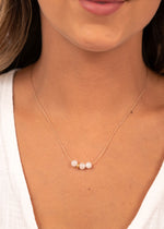 Moonstone Cord Necklace by One & Eight