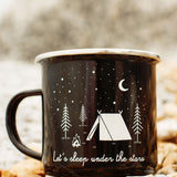 Under The Stars Enamel Mug
