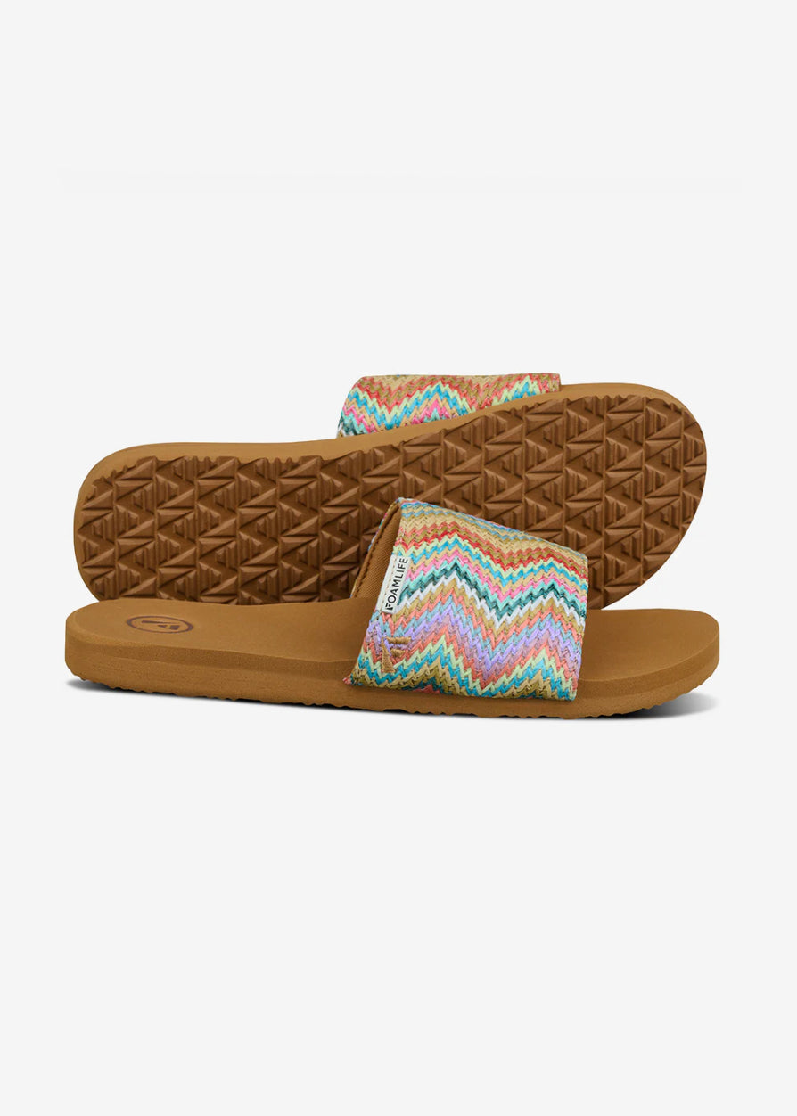 K Bay Slider Sandals - Latte Brown