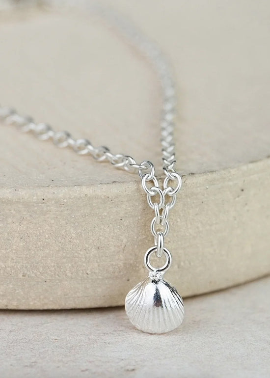 Sterling Silver Cornish Shell Bracelet