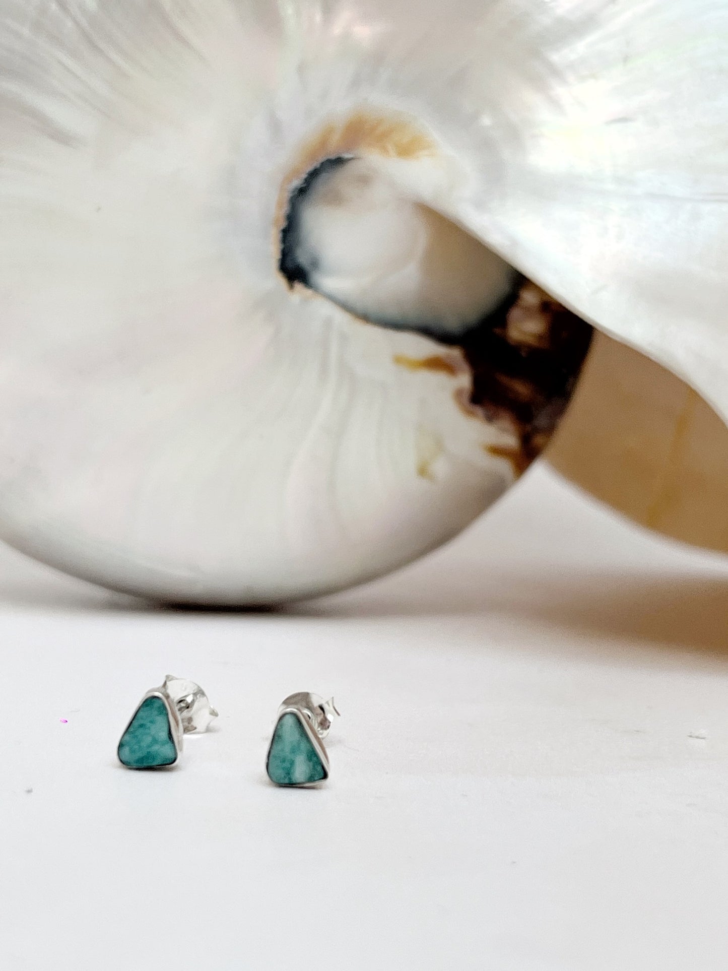 Amazonite Stud Earrings