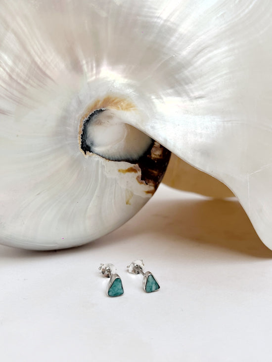 Amazonite Stud Earrings