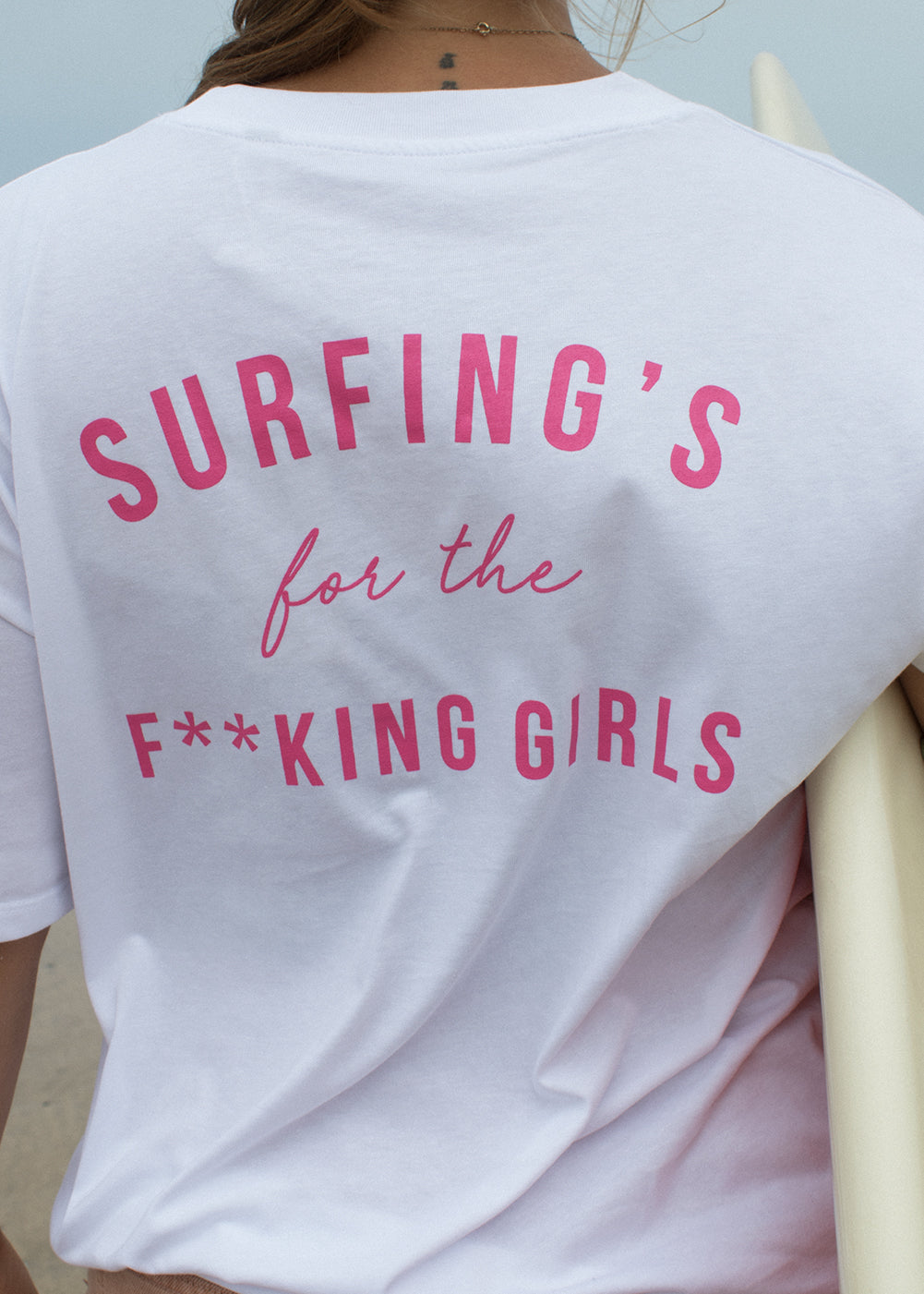 Surfing's For The Girls Tee