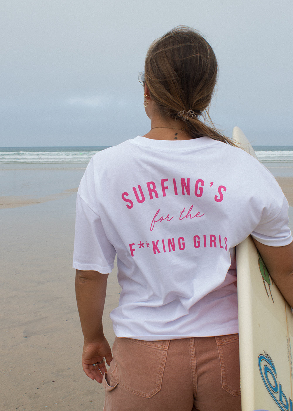 Surfing's For The Girls Tee