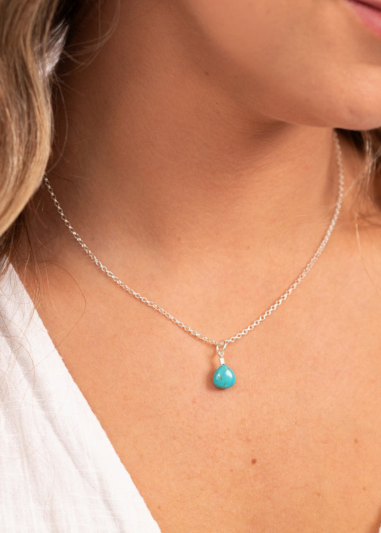 Turquoise Pendant Necklace by Sadie Jewellery