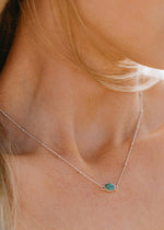 Turquoise Bubble Chain Necklace by Tropical Tribe