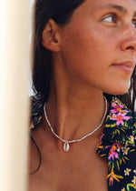 White Waikiki Cowrie Necklace by At Aloha