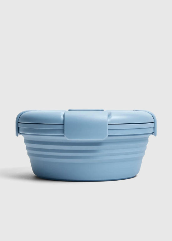 Load image into Gallery viewer, Steel Blue Collapsible Bowl 1.1 Litres by Stojo

