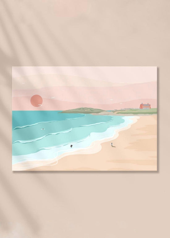 Load image into Gallery viewer, Fistral Beach Newquay Art Print
