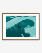 Duck Dive Limited Edition Print by Yaz Baxter