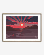 Violet Sun Limited Edition Print by Yaz Baxter