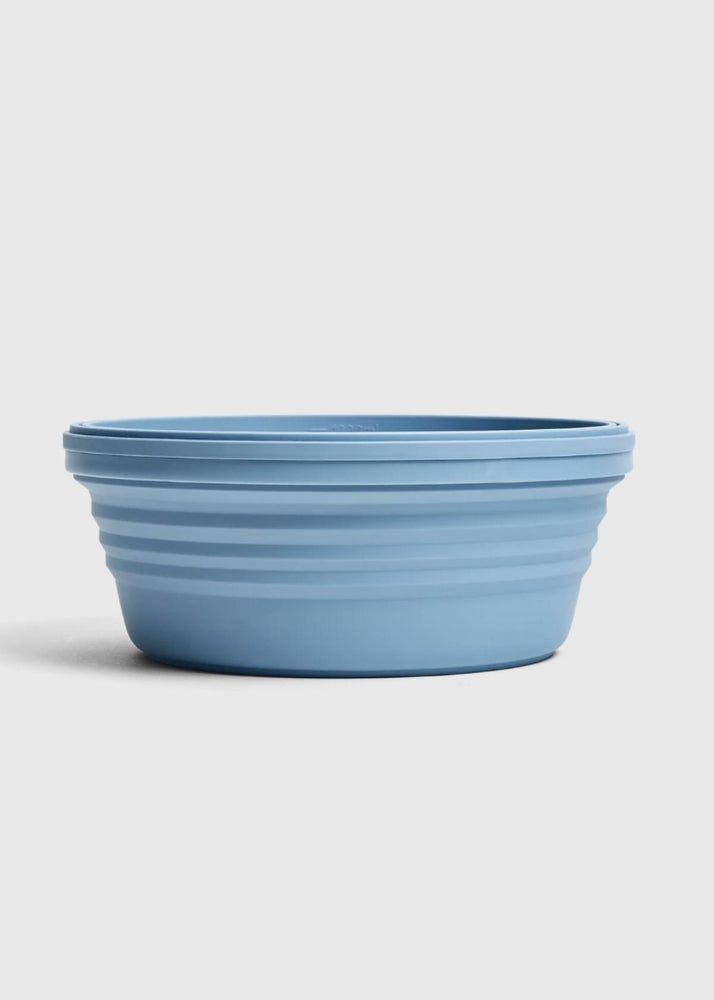 Steel Blue Collapsible Bowl 1.1 Litres by Stojo
