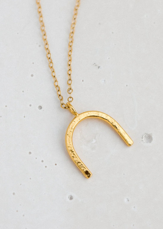 Gold Arch Necklace by Catch The Sunrise