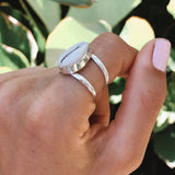 Kairi Cowrie Shell Double Band Ring by Tropical Tribe