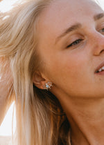 Larimar Eyes Stud Earrings by Tropical Tribe