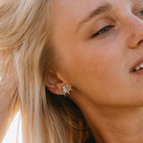 Larimar Eyes Stud Earrings by Tropical Tribe