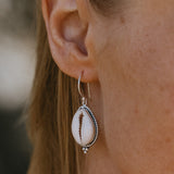 Mira Cowrie Shell Hook Earrings by Tropical Tribe
