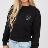 Happy Place Crop Sweatshirt