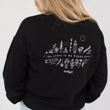 Happy Place Crop Sweatshirt