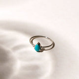 Bowie Turquoise Drop Ring by At Aloha