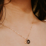 Gold Sunset Necklace by Catch The Sunrise