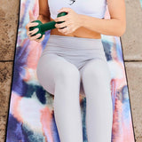 Desert Sage Yoga Towel by Slowtide